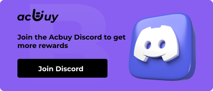 Official ACBuy banner inviting users to join the ACBuy Discord for rewards